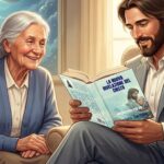 Gesù mentre legge al Registratore il libro LA NUOVA RIVELAZIONE DEL CRISTO INTERVISTATO PER VOI
